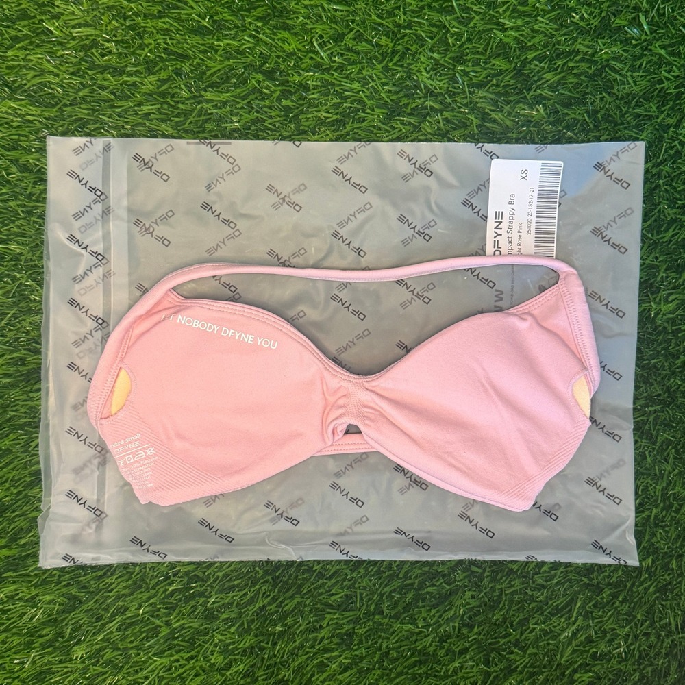 Dfyne impact strappy bra light rose pink extra small - Picture 3 of 4